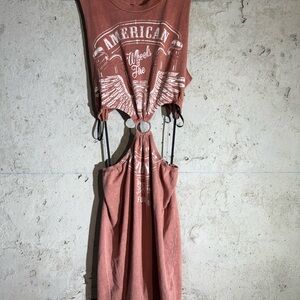 Forever 21 Backless Dress in Rust